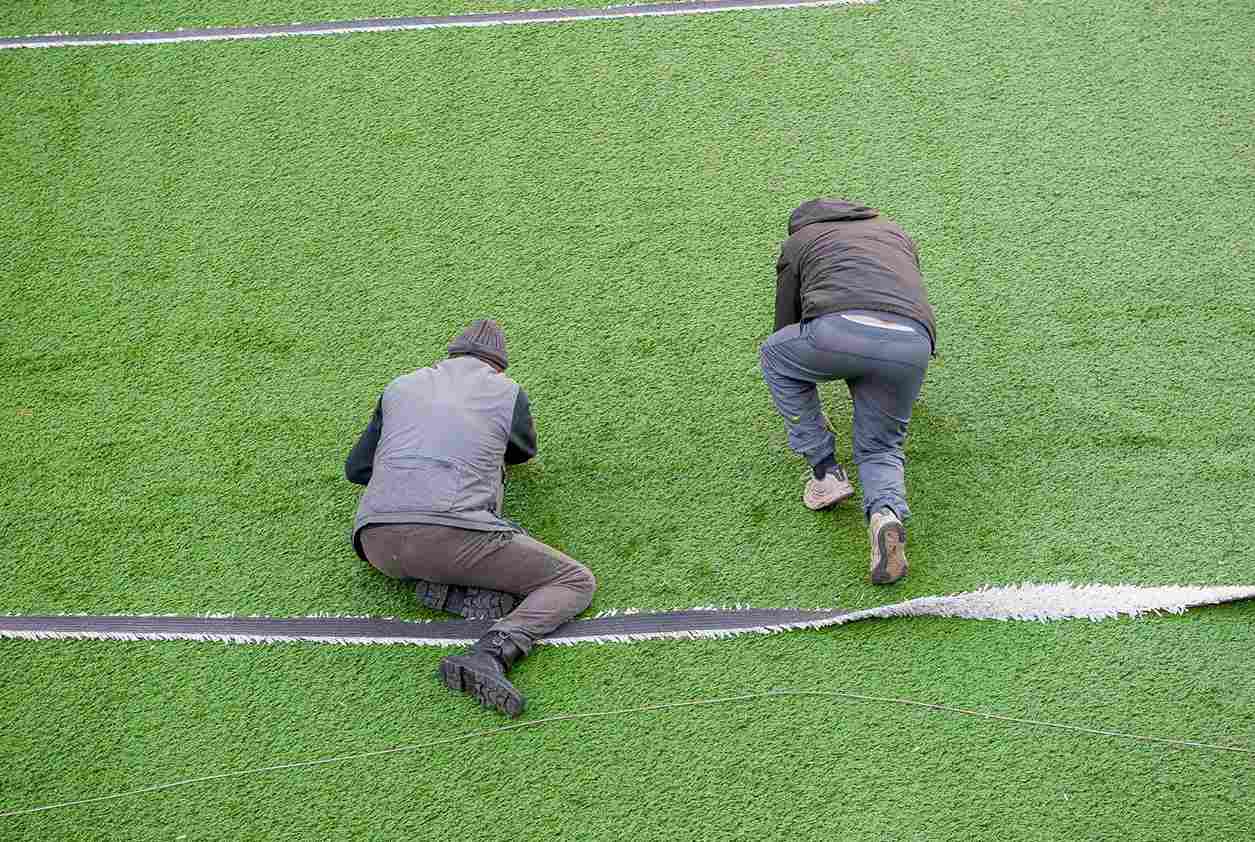Instalación pasto sintético en Pirque