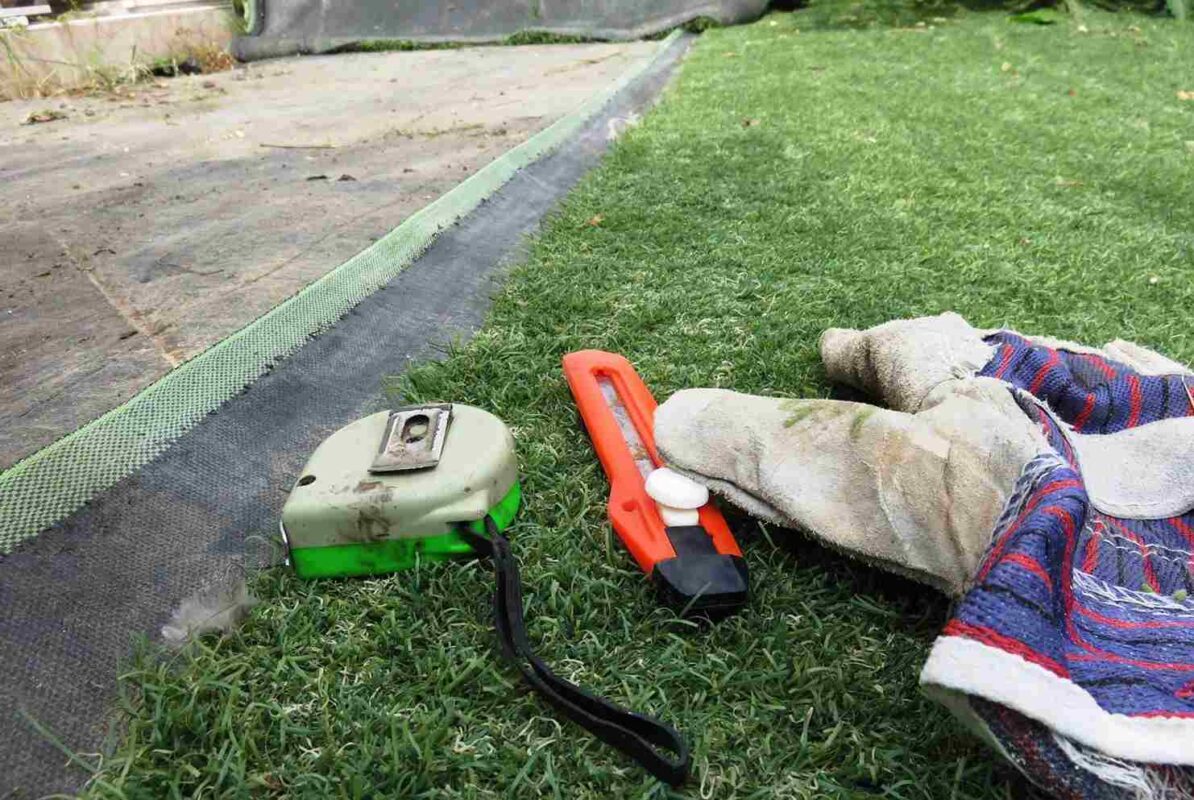 Instalación pasto sintético en Pirque